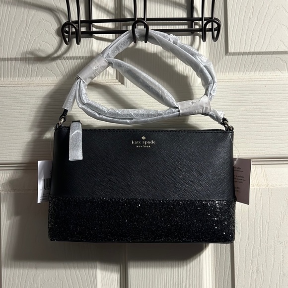 kate spade Bags Greta Court Glitter Ramey Crossbody Poshmark